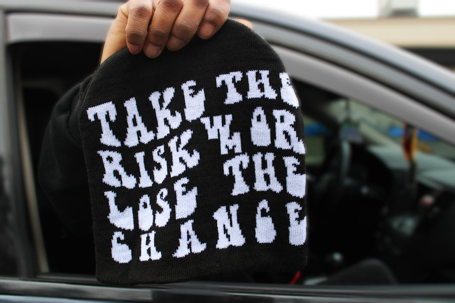 Take The Risk Or Lose The Chance Beanie