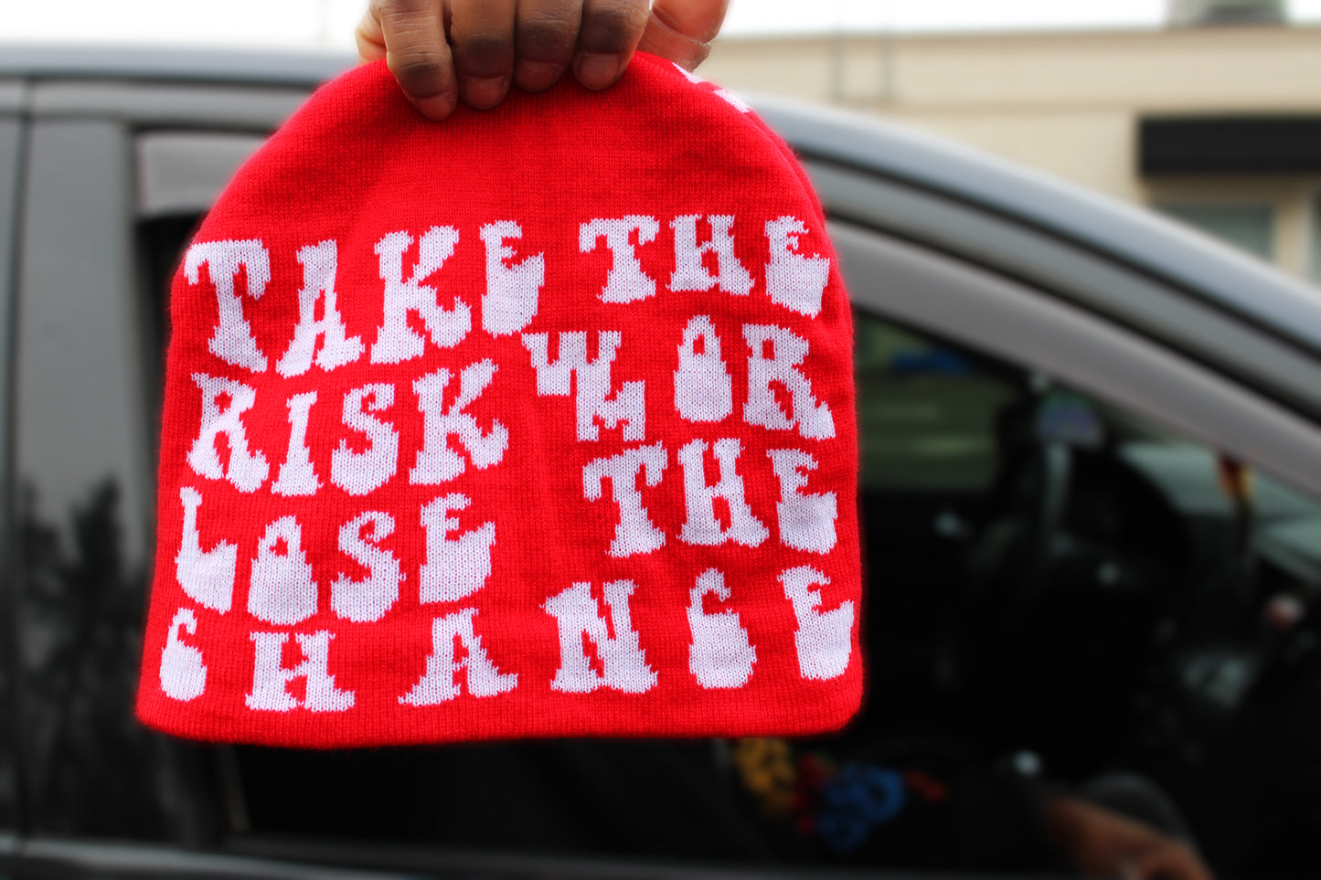 Take The Risk Or Lose The Chance Beanie